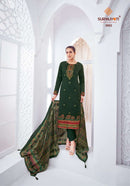 Suryajyoti Pallavi Vol 5 Pure Jam Satin Handwork Printed Salwar Kameez