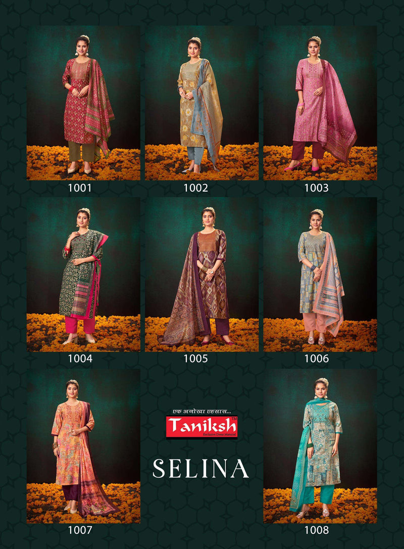 Taniksh Selina Vol 1 Muslin Print Combo Set Of Kurti