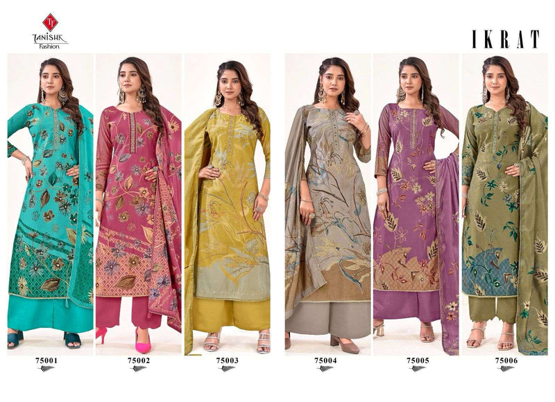 Tanishk Fashion Ikrat Muslin Print With Heavy Embroidery Handwork Designer Salwar Suit