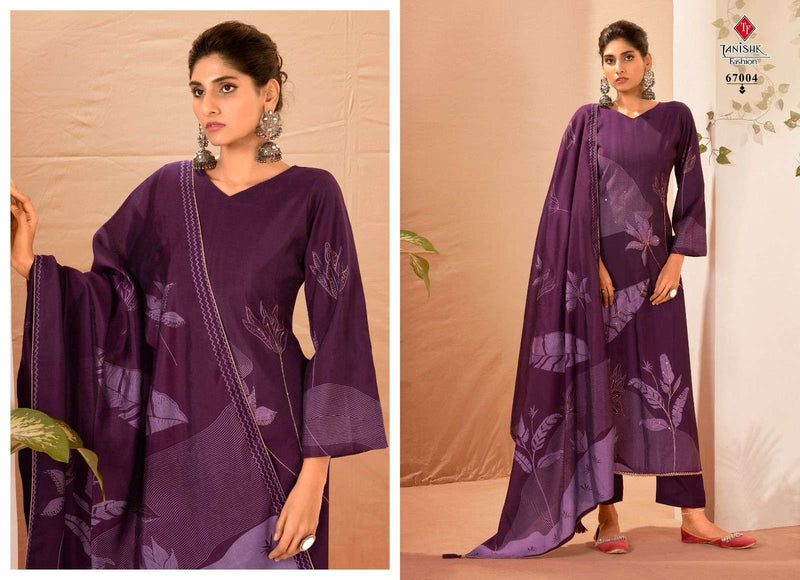 Tanishk Fashion Koral  Muslin Print With Heavy Handwork Work Modal Designer Salwar Kameez