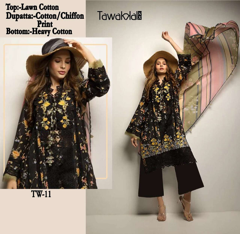 Tawakkal Tw 11 to 14 Lawn Cotton Digital Print Salwar Kameez