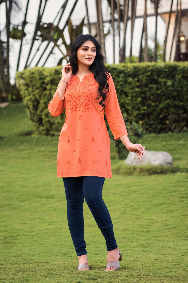 Tips And Tops Colors Vol 3 Rayon Digital Designer Combo Set Kurti