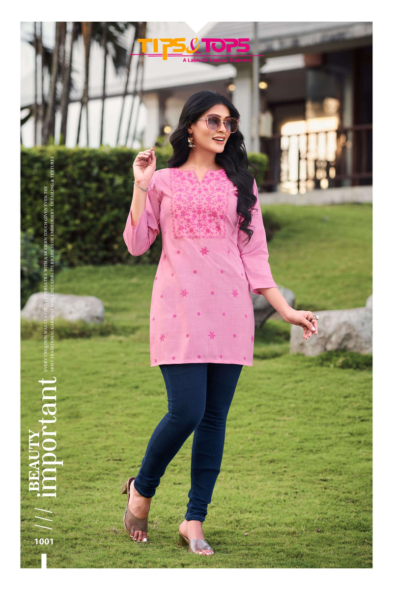 Tips And Tops Colors Vol 3 Rayon Digital Designer Combo Set Kurti