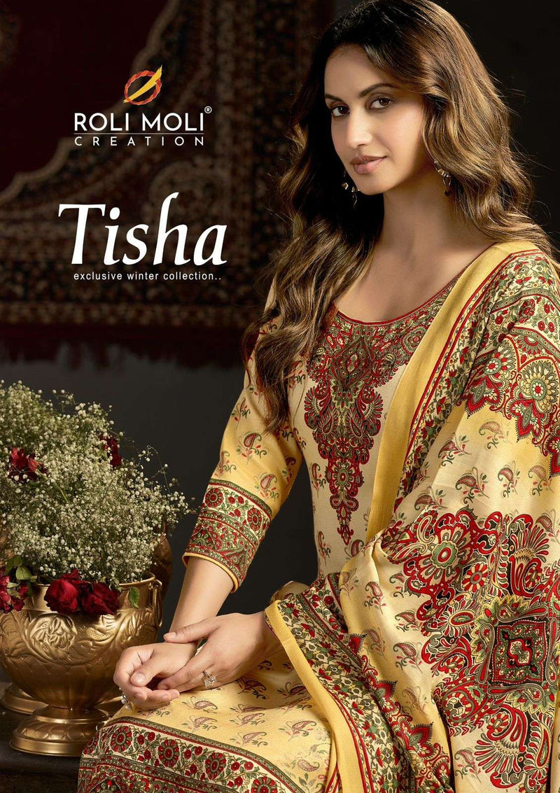 Tisha Winter Collection by Roli Moli – Premium Pashmina Suit Set