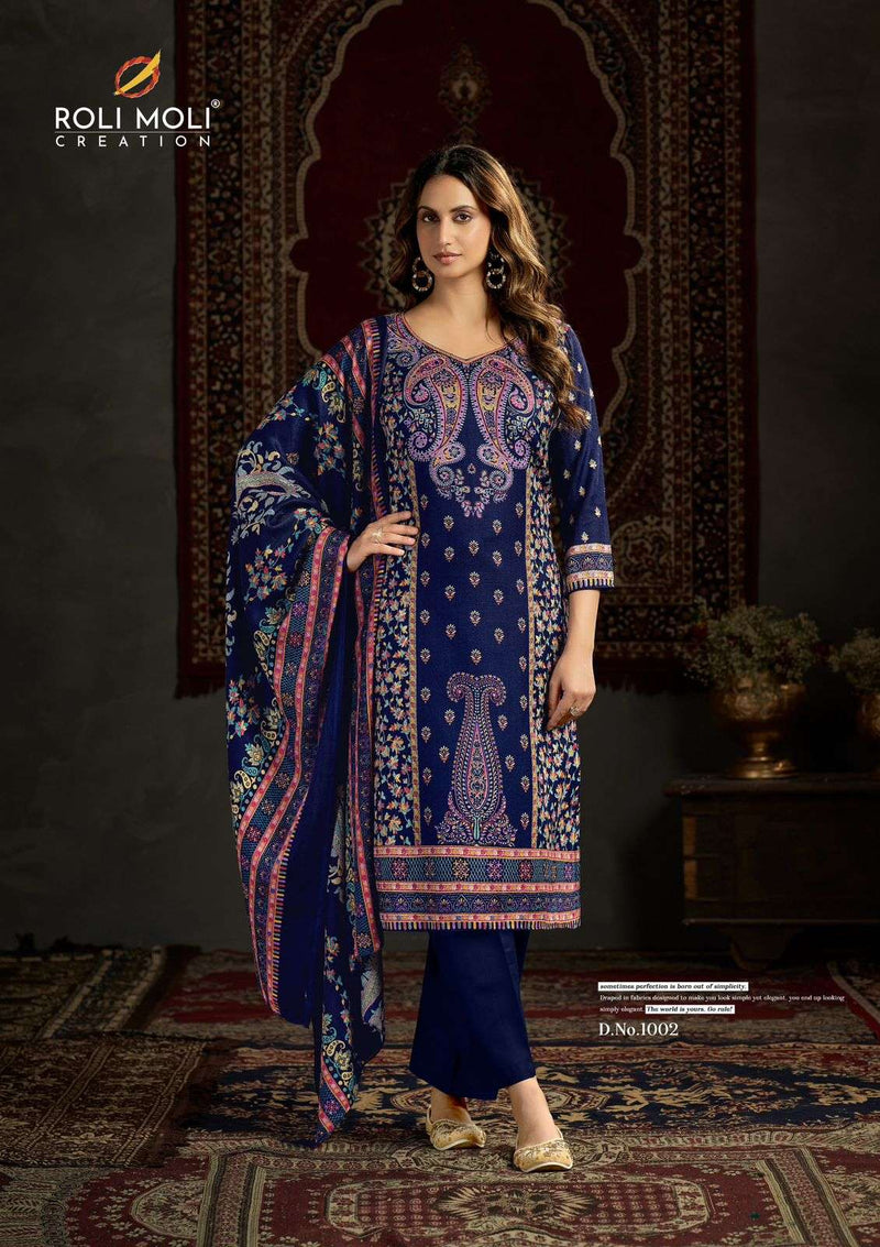Tisha Winter Collection by Roli Moli – Premium Pashmina Suit Set