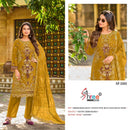 Shree Fabs Sf 5505 Pure Chiffon Embroidered Khatli Work Salwar Suit