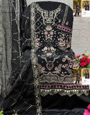 Shree Fabs Sf 5505 Pure Chiffon Embroidered Khatli Work Salwar Suit