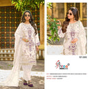Shree Fabs Sf 5505 Pure Chiffon Embroidered Khatli Work Salwar Suit