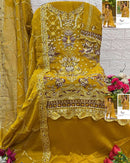 Shree Fabs Sf 5505 Pure Chiffon Embroidered Khatli Work Salwar Suit