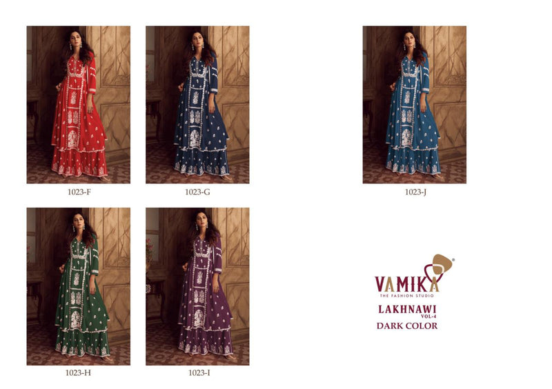 Vamika Nx Lakhnavi Vol 4 Rayon Fancy Designer Kurti