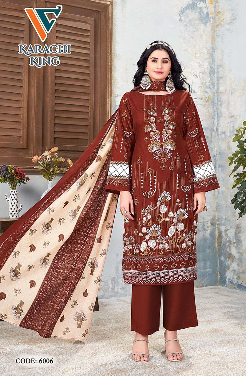 Vandana Creation Karachi King Vol 6 Pure Cotton Printed Casual Wear Salwar Suit