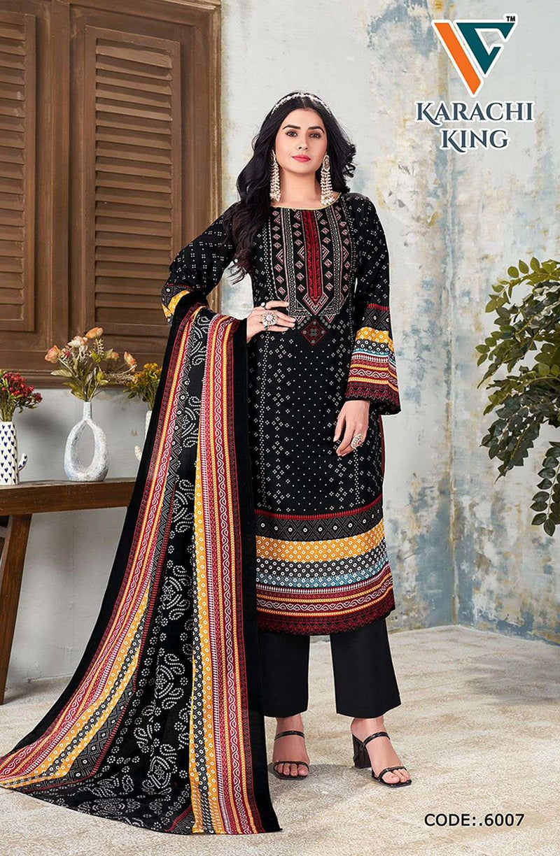 Vandana Creation Karachi King Vol 6 Pure Cotton Printed Casual Wear Salwar Suit