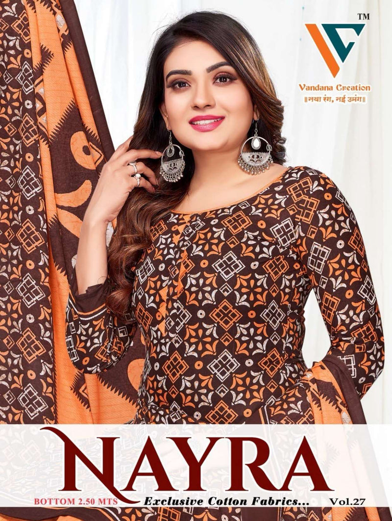 Vandana Creation Nayra Vol 27 Cotton Printed Casual Dress Material