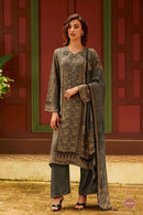 Varsha Bloom Buds Pure Viscose Pashmina Printed Embroidery Work Salwar Suit