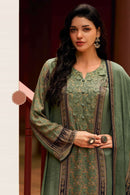 Varsha Bloom Buds Pure Viscose Pashmina Printed Embroidery Work Salwar Suit