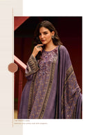 Varsha Bloom Buds Pure Viscose Pashmina Printed Embroidery Work Salwar Suit