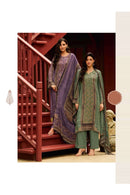 Varsha Bloom Buds Pure Viscose Pashmina Printed Embroidery Work Salwar Suit