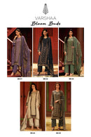 Varsha Bloom Buds Pure Viscose Pashmina Printed Embroidery Work Salwar Suit