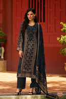 Varsha Bloom Buds Pure Viscose Pashmina Printed Embroidery Work Salwar Suit
