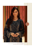 Varsha Bloom Buds Pure Viscose Pashmina Printed Embroidery Work Salwar Suit