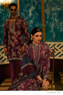 Varsha Hayzen Designer Pashmina Digital Print Handwork Salwar Suit