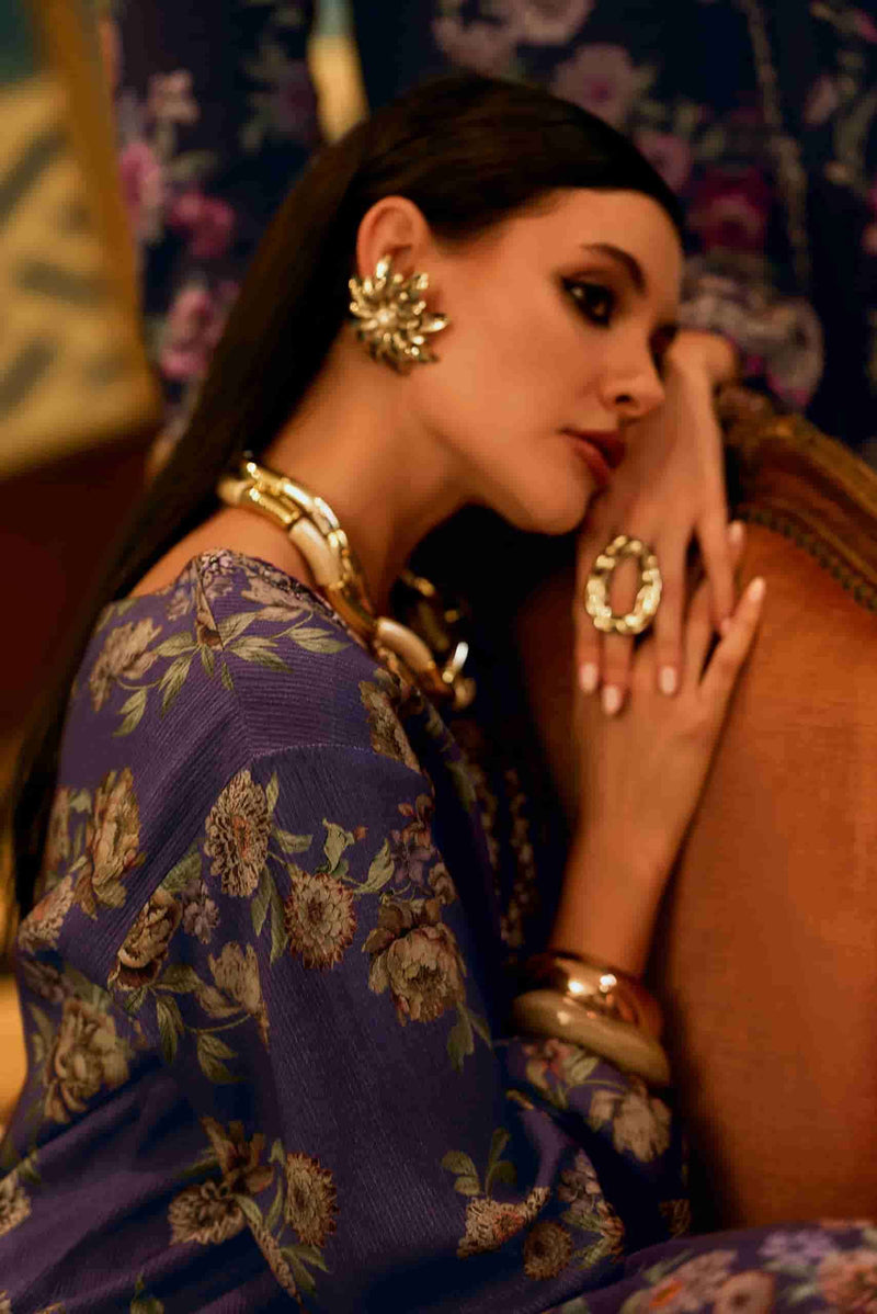 Varsha Hayzen Designer Pashmina Digital Print Handwork Salwar Suit
