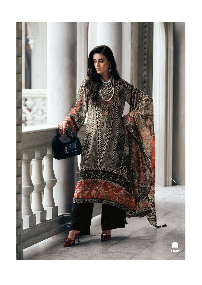 Varsha Libaas Crepe Digital Print Handwork Salwar Suit