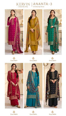 Vinay Fashion Ananta Vol 3 Viscose Pashmina Embroidered Salwar Kameez