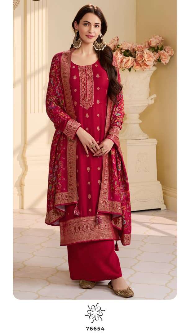 Vinay Fashion Ananta Vol 3 Viscose Pashmina Embroidered Salwar Kameez