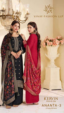 Vinay Fashion Ananta Vol 3 Viscose Pashmina Embroidered Salwar Kameez