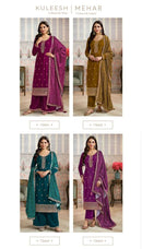 Vinay Fashion Mehar Premium Embroidered Velvet Designer Salwar Suit