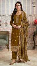 Vinay Fashion Mehar Premium Embroidered Velvet Designer Salwar Suit