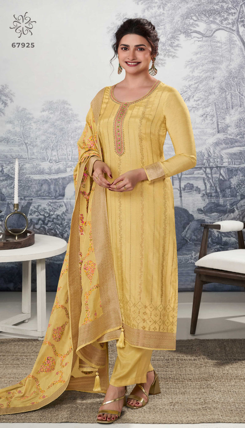 Vinay Fashion Sanaya Vol 2 Jacquard With Flat Jari Thread Weaving Designer Salwar Kameez