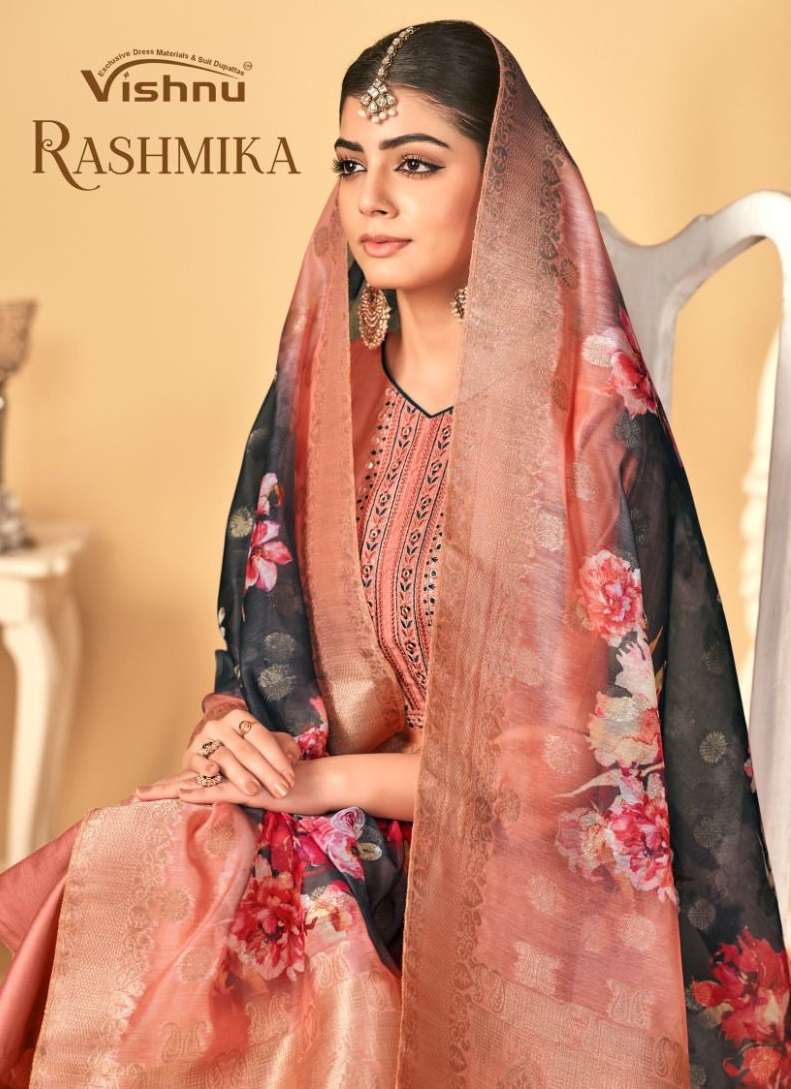 Vishnu Impex Rashmika Silk Fancy Designer Work Salwar Kameez