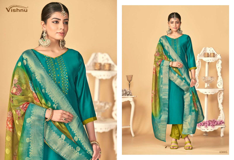 Vishnu Impex Rashmika Silk Fancy Designer Work Salwar Kameez