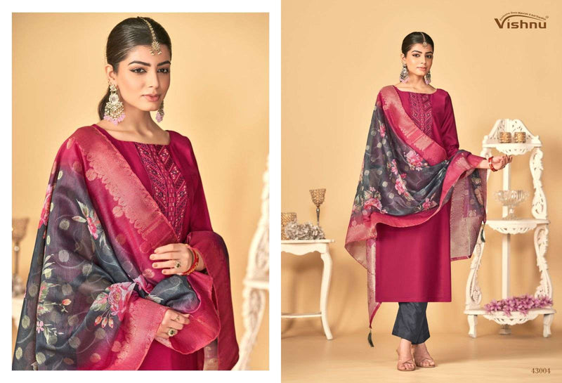 Vishnu Impex Rashmika Silk Fancy Designer Work Salwar Kameez