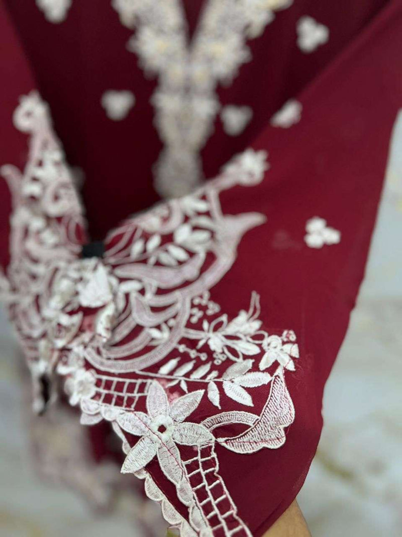 Vs Fashion 13002 Faux Georgette Handwork Pakistani Pret Kurti