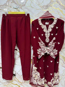 Vs Fashion 13002 Faux Georgette Handwork Pakistani Pret Kurti