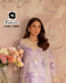 Vs Fashion Dno 12060 Fox Georgette Embroidered Work Pret Kurti