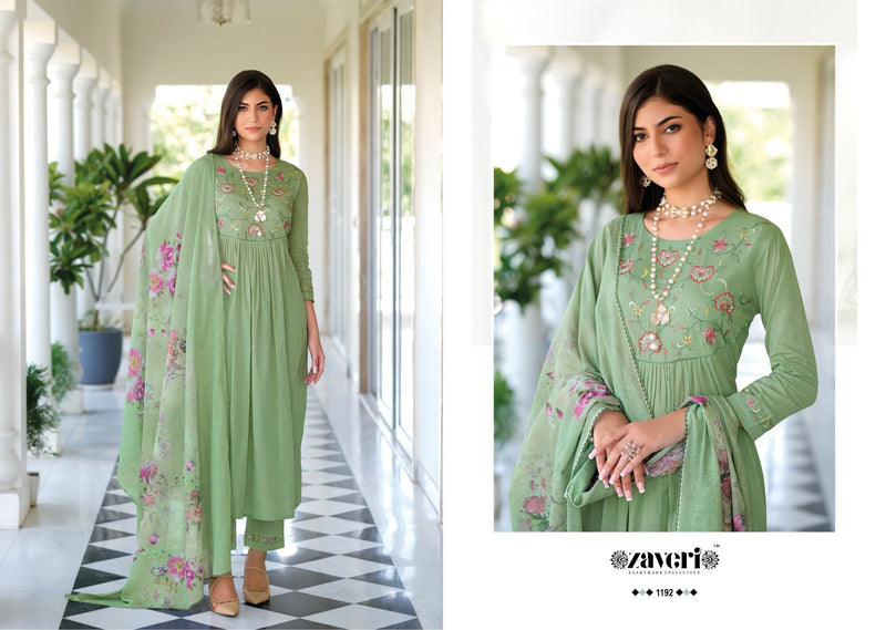 Zaveri SYMFONIA Pure Mal Cotton With  Embroidery Work Kurtis