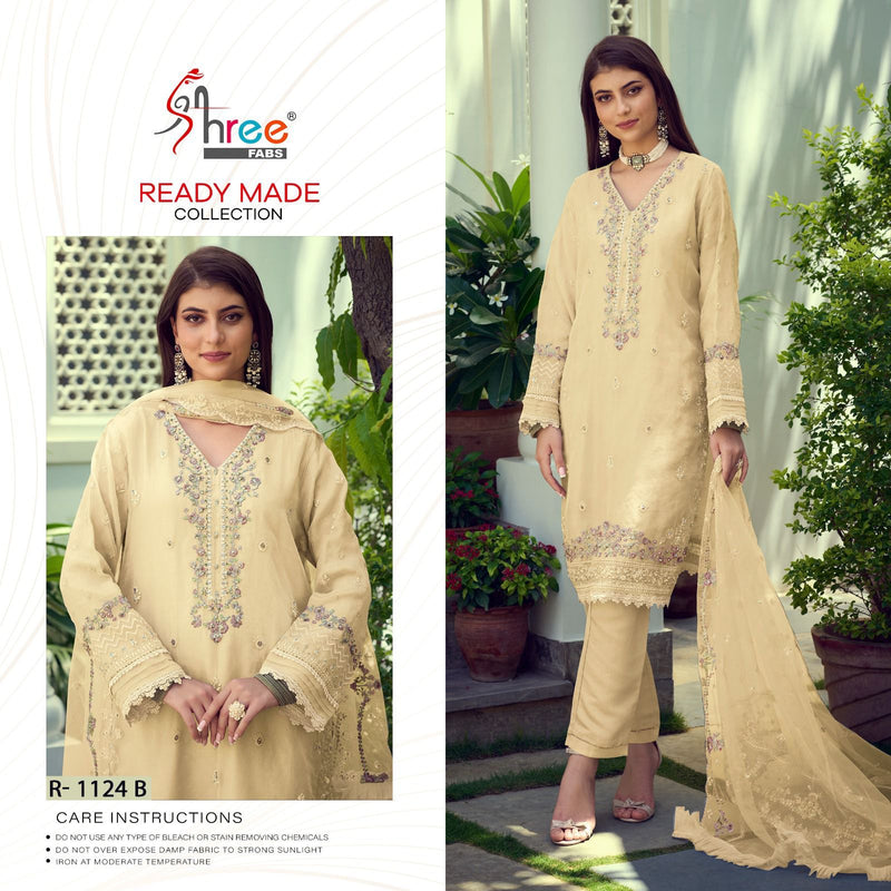 Shree Fabs Sr 1124 Organza Embrodered Pret Collection