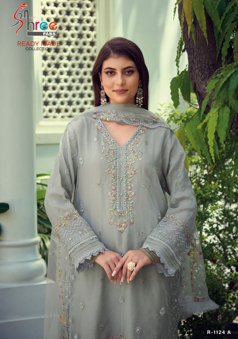 Shree Fabs Sr 1124 Organza Embrodered Pret Collection