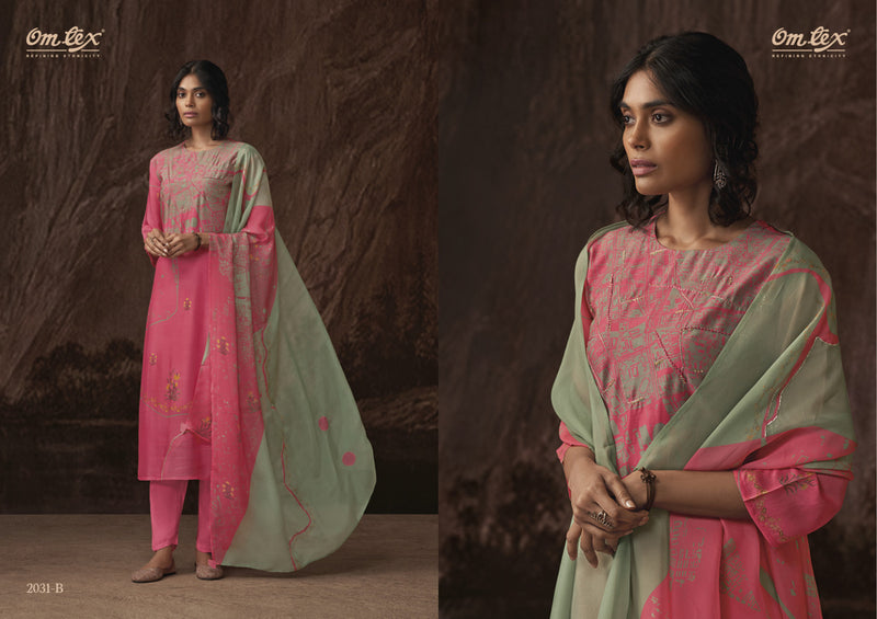 Omtex Nirja Muslin Embroidery Salawr Suits