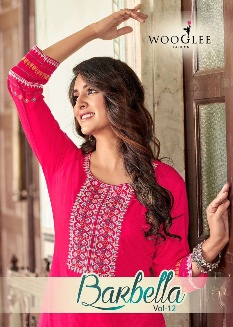 Wooglee Baebella Vol 12 Rayon Fancy Designer Kurti