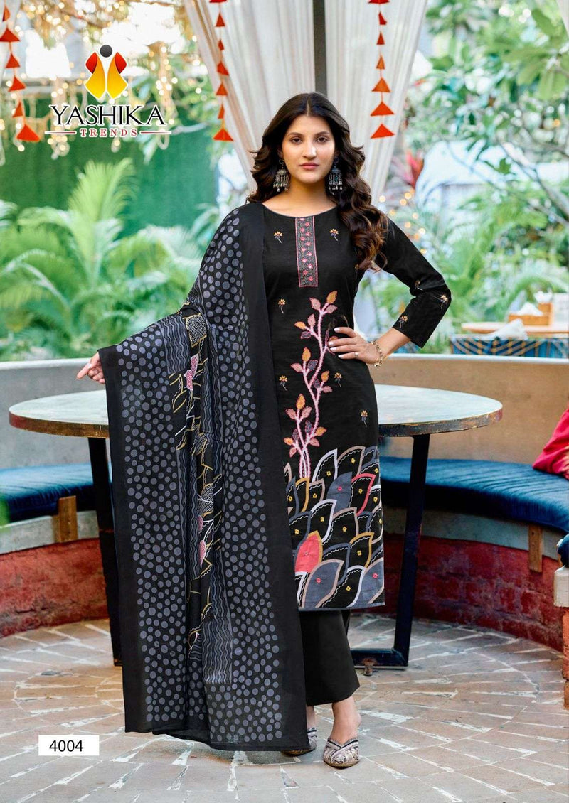 Yashika Trends Dua Vol 4 Pure Cotton Exclusive Digital Print Handwork Salwar Suit