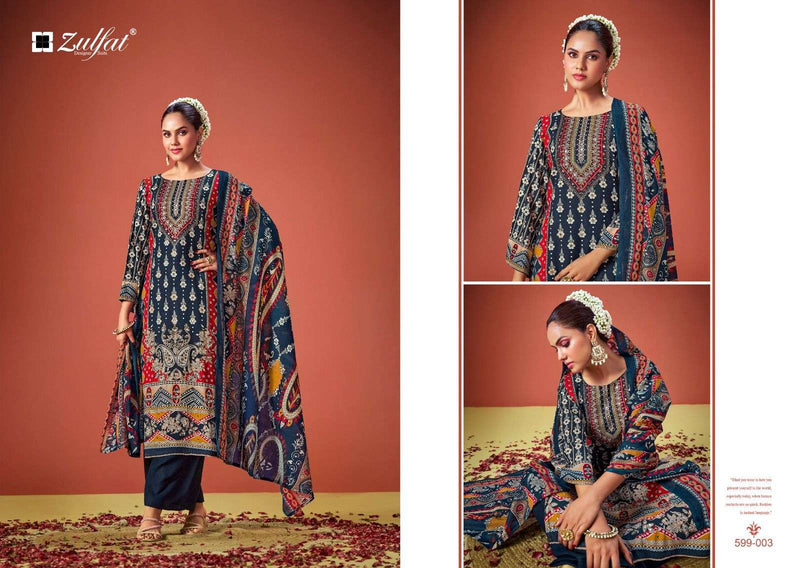 Zulfat Designer Suits Aayat Vol 6 Viscose Rayon Designer Print Salwar Suit