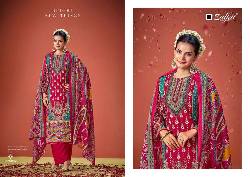 Zulfat Designer Suits Aayat Vol 6 Viscose Rayon Designer Print Salwar Suit