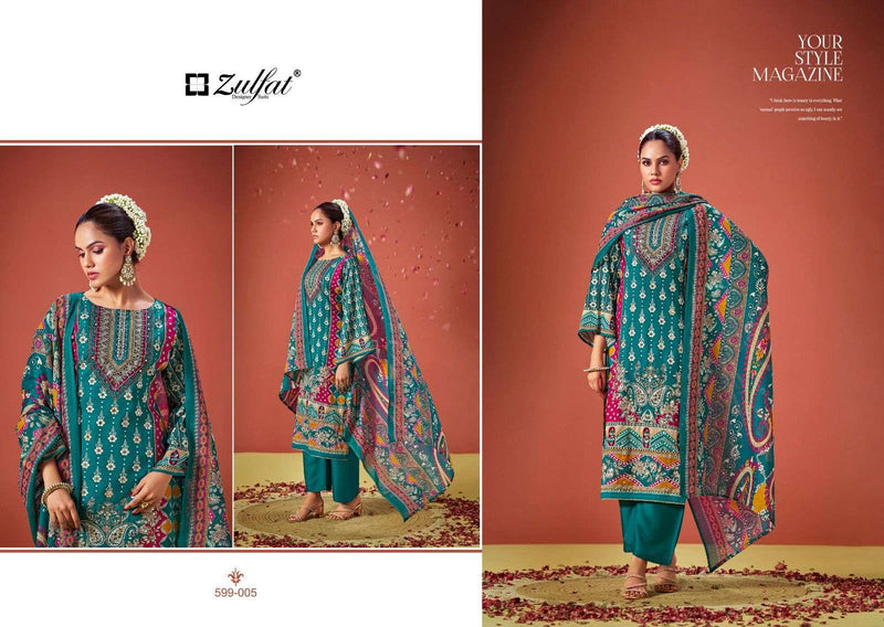 Zulfat Designer Suits Aayat Vol 6 Viscose Rayon Designer Print Salwar Suit