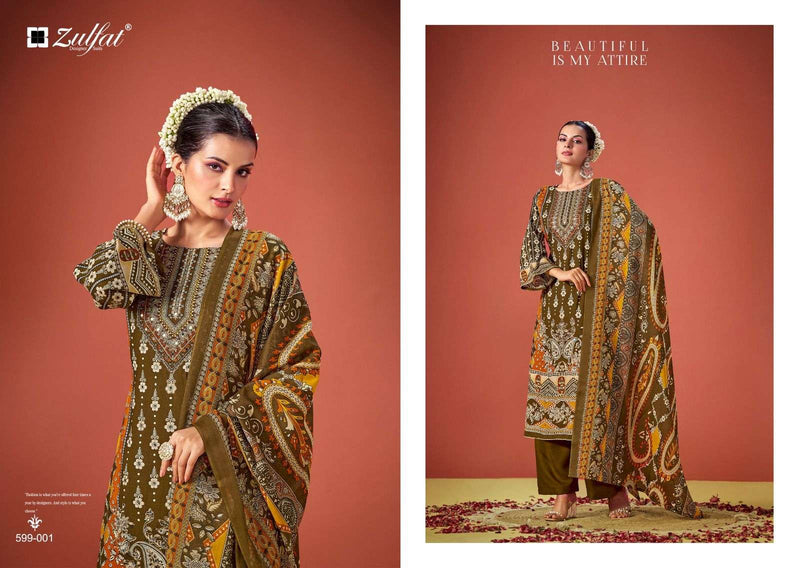 Zulfat Designer Suits Aayat Vol 6 Viscose Rayon Designer Print Salwar Suit