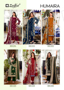 Zulfat Designer Suits Humaira Pure Pashmina Woolen Embroidered Salwar Kameez